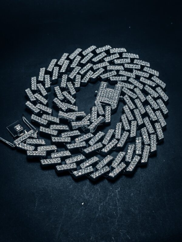 Iced-Out Cuban Link Chain