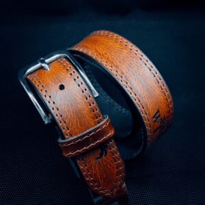 Vintage-Inspired Leather Belt