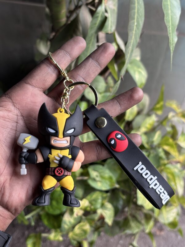 Wolverine Rubber Keychain