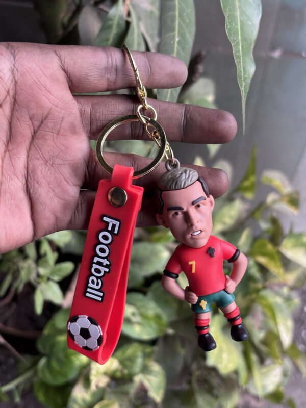 Ronaldo Rubber Keychain