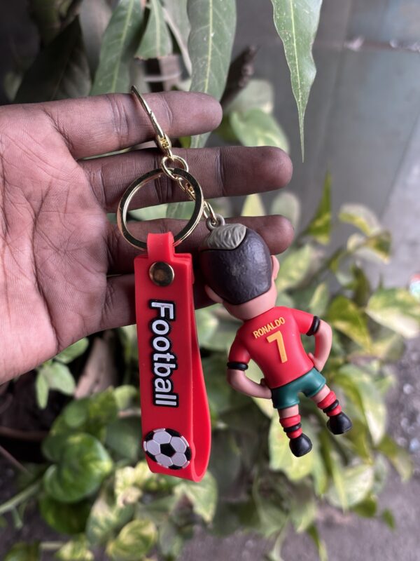 Ronaldo Rubber Keychain