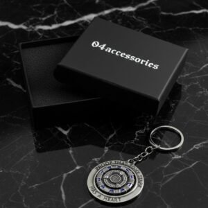  Iron Man Arc Reactor Spinning Keychain