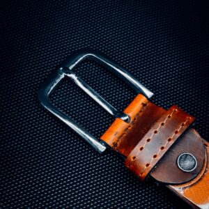 Vintage-Inspired Leather Belt