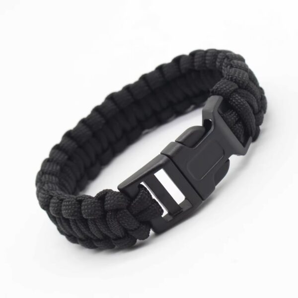 Tactical Paracord Bracelet with Locking Buckle