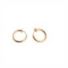 Fake Hoops Spring Earrings (Pair) - Golden, 8mm