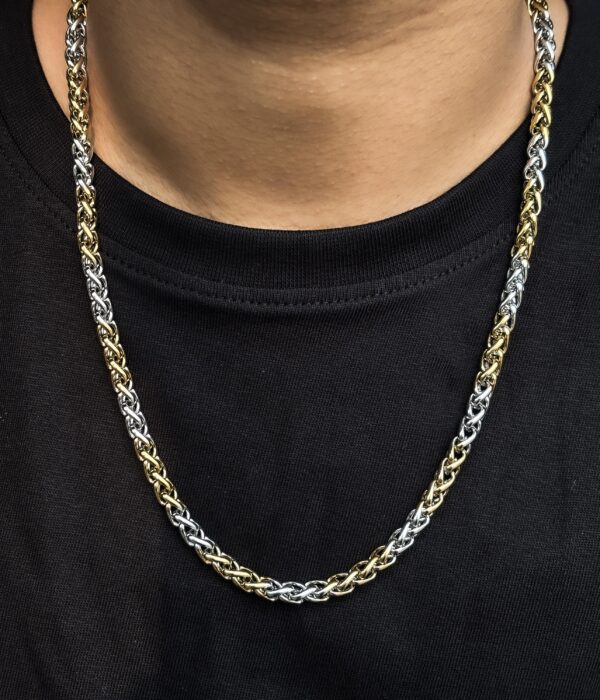 The "Regal" Franco Chain (Silver&Gold)