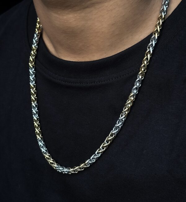 The "Regal" Franco Chain (Silver&Gold)