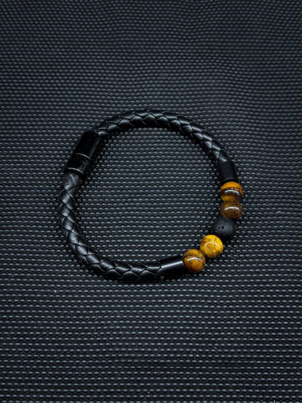 Magnetic Leather Bracelet