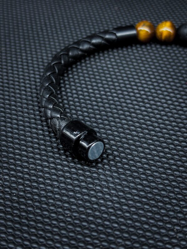 Magnetic Leather Bracelet