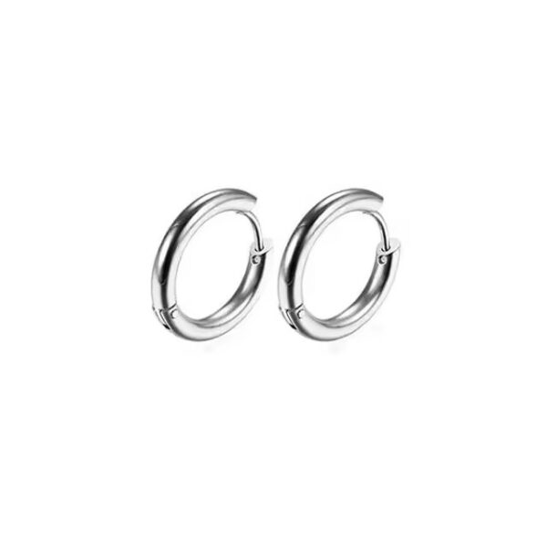 The Minimalist Hoop Pair (Silver)