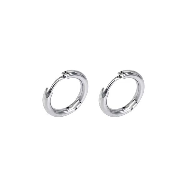 The Minimalist Hoop Pair (Silver)