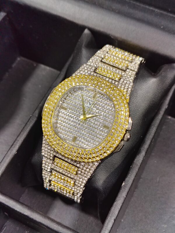 Diamond Silver and Gold Watch