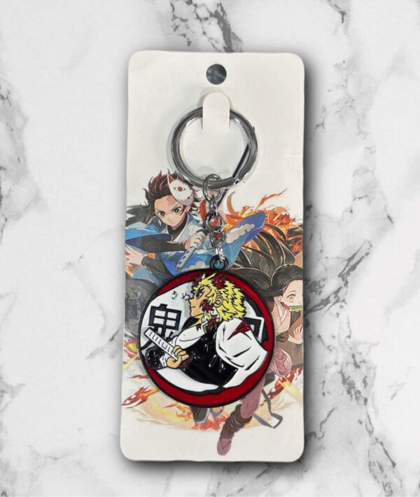 Rengoku Rotating Keychain