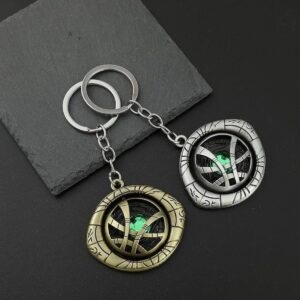Doctor Strange Time Stone Spinning Keychain