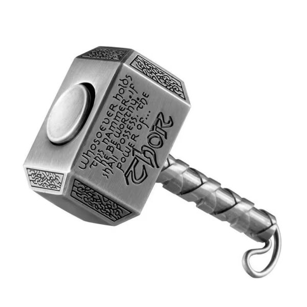 Spinning thor keychain