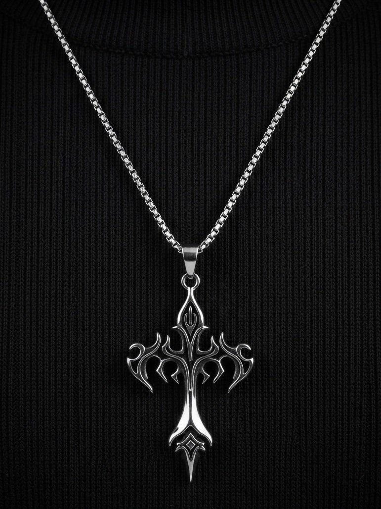 π₯ Blaze Wing Cross Pendant π₯