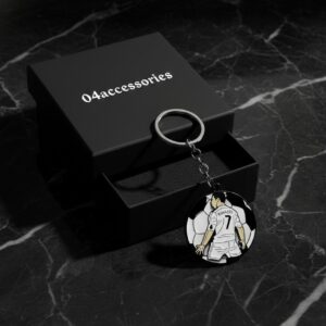 Ronaldo siuuu keychain