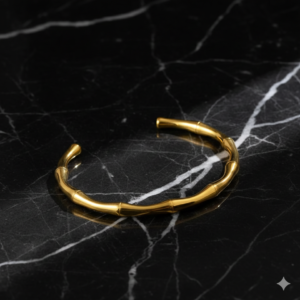 Bamboo Half Cuff Bracelet (Unisex)