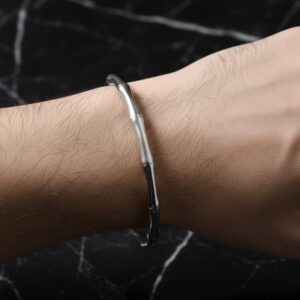 Bamboo Half Cuff Bracelet (Unisex)