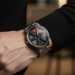 Rotating Wheel Watch (Silver)