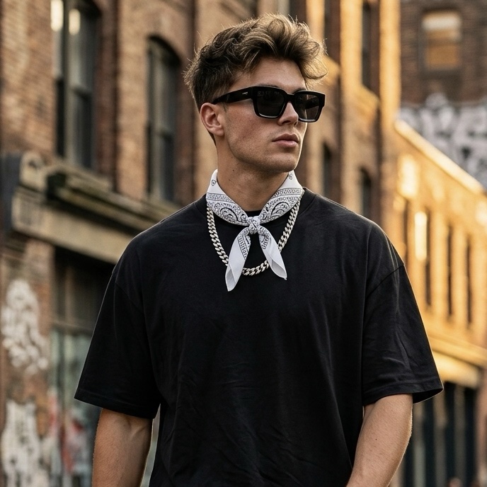 Urban Bandana White