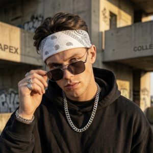 Urban Bandana White