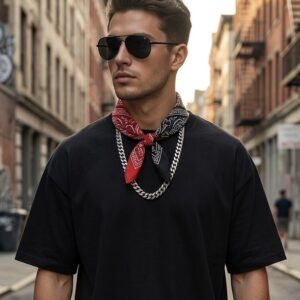Urban Dual Bandana Red and Black