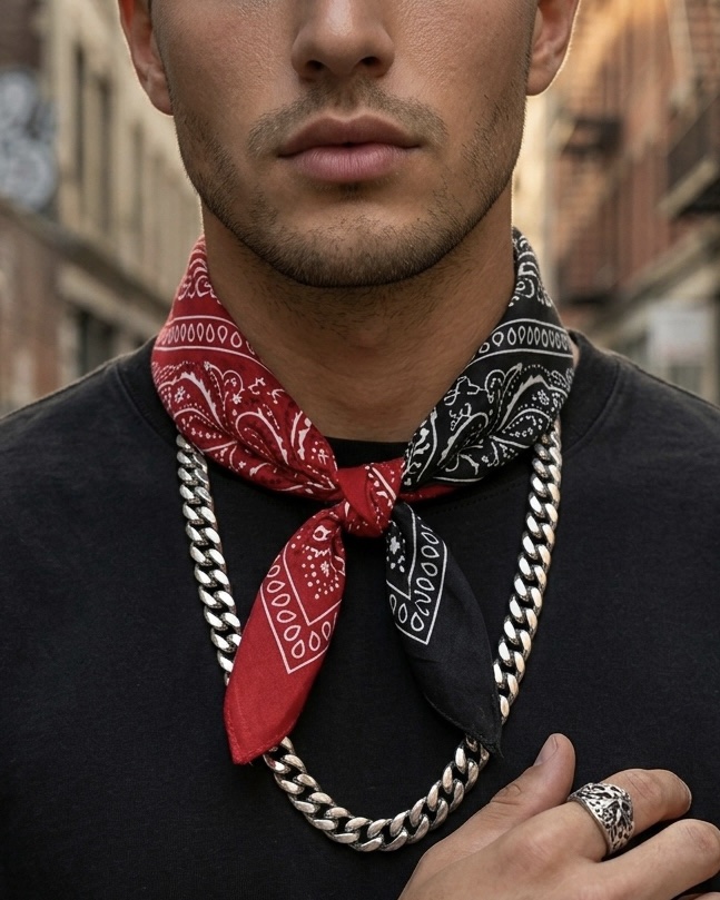 Urban Dual Bandana Red and Black