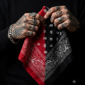 Urban Dual Bandana Red and Black