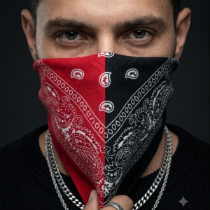 Urban Dual Bandana Red and Black