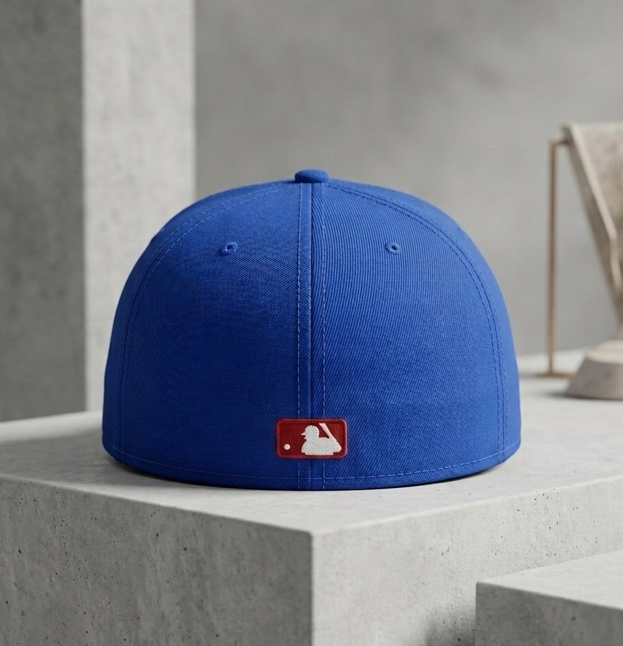 Fitted Cap LA (Blue) (Size 56-57cm)
