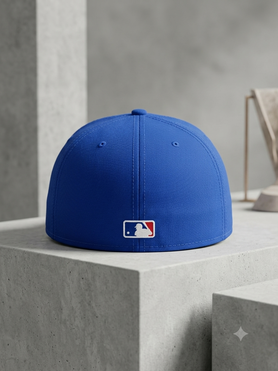 Fitted Cap LA (Blue) (Size 56-57cm)