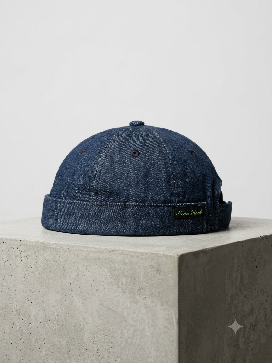 Indigo Denim Docker Cap