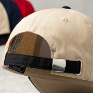 CH Adjustable Cap (Black-Cream)