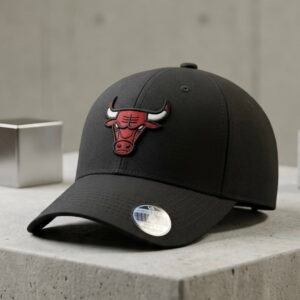 Fitted Cap Bull Black Size (56-57cm)