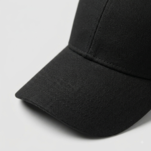 PLAIN BLACK SNAPBACK CAP