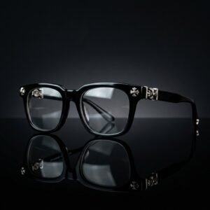 CH Transparent Black Frame glasses