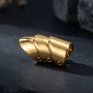 Gothic Armor Cartilage Cuff | Bold Minimalist Non Pierced Earring (GOLDEN)