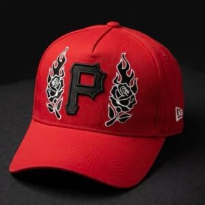 FITTED CAP RED (P) (Size 56-57cm)