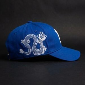 FITTED CAP DRAGON (LA) BLUE (Size 56-57cm)