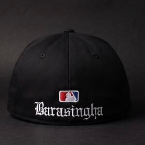 FITTED CAP BLACK SIZE (55-56cm)