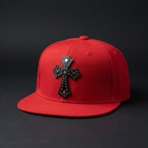 FITTED CH CAP RED (Size 56cm)