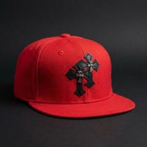 FITTED CH CAP RED (Size 56cm)