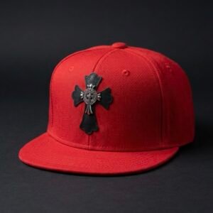 FITTED CH CAP RED (Size 56cm)