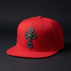 FITTED CH CAP RED (Size 56cm)