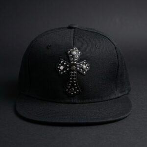 FITTED CH CAP BLACK (Size 56cm)