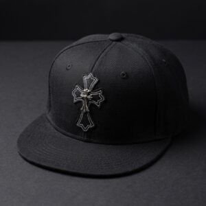 FITTED CH CAP BLACK (Size 56cm)