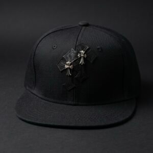 FITTED CH CAP BLACK (Size 56cm)