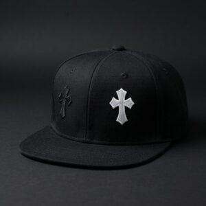 FITTED CH CAP BLACK (Size 56cm)