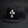 FITTED CH CAP BLACK (Size 56cm)